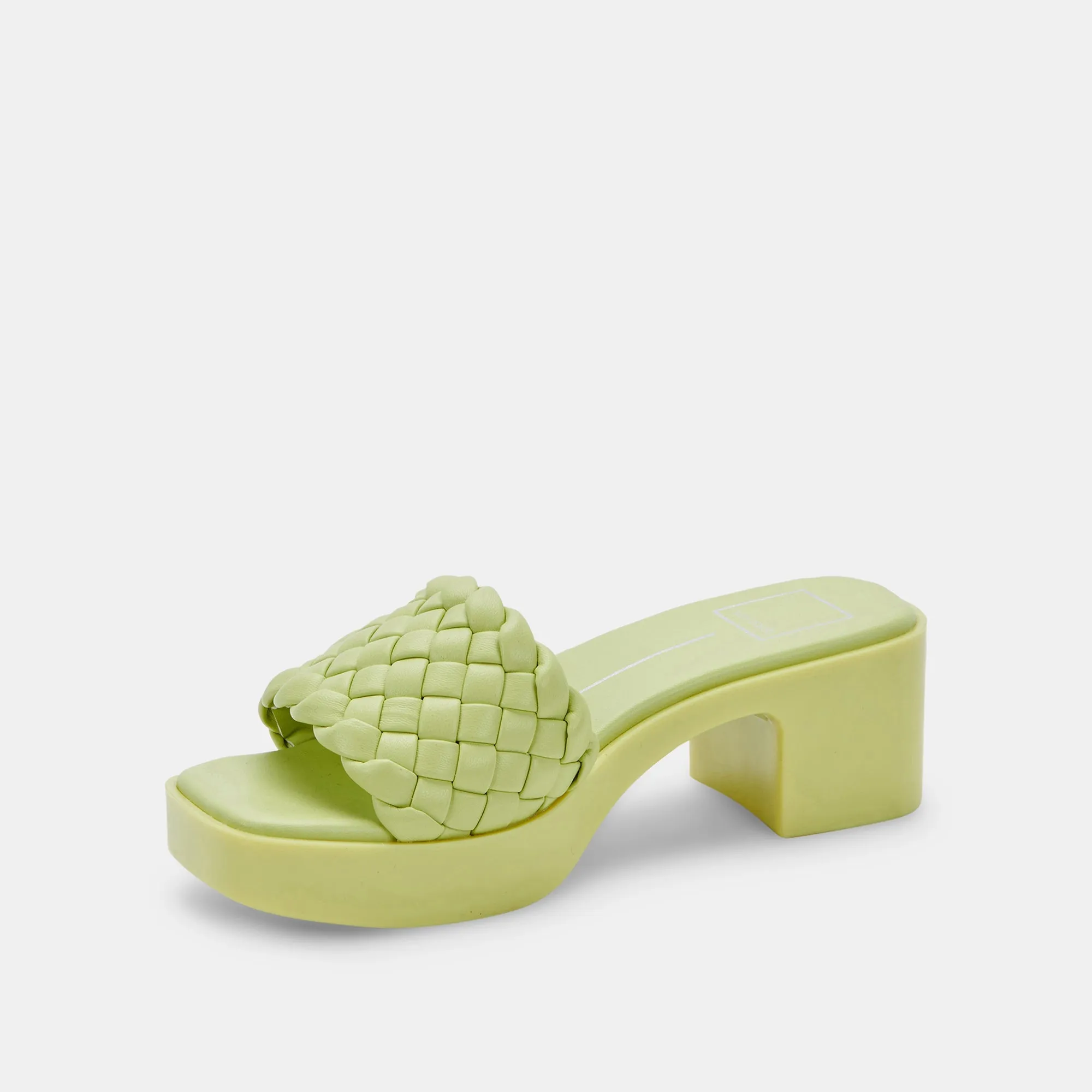 GOLDY SANDALS LIGHT GREEN STELLA - re:vita