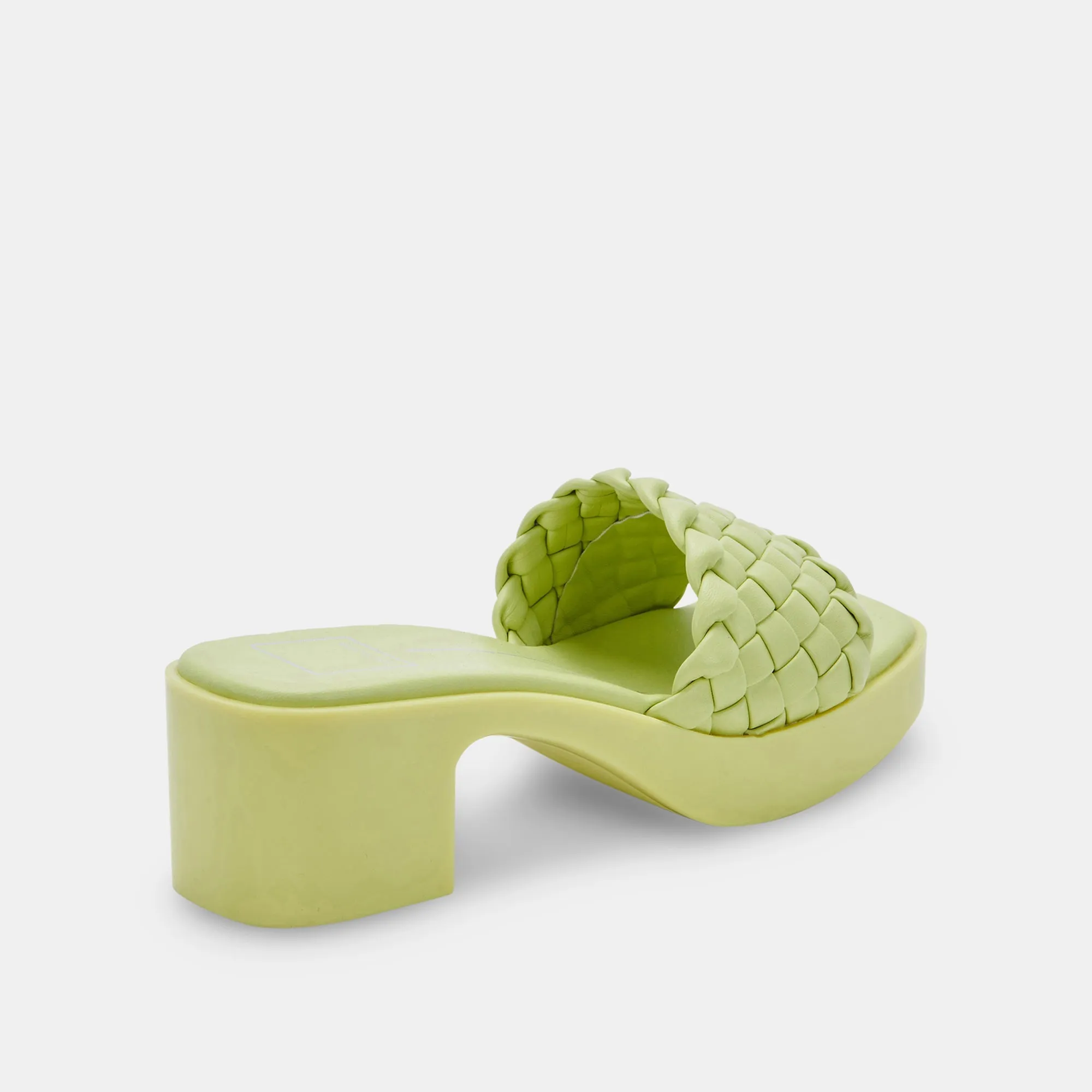 GOLDY SANDALS LIGHT GREEN STELLA - re:vita