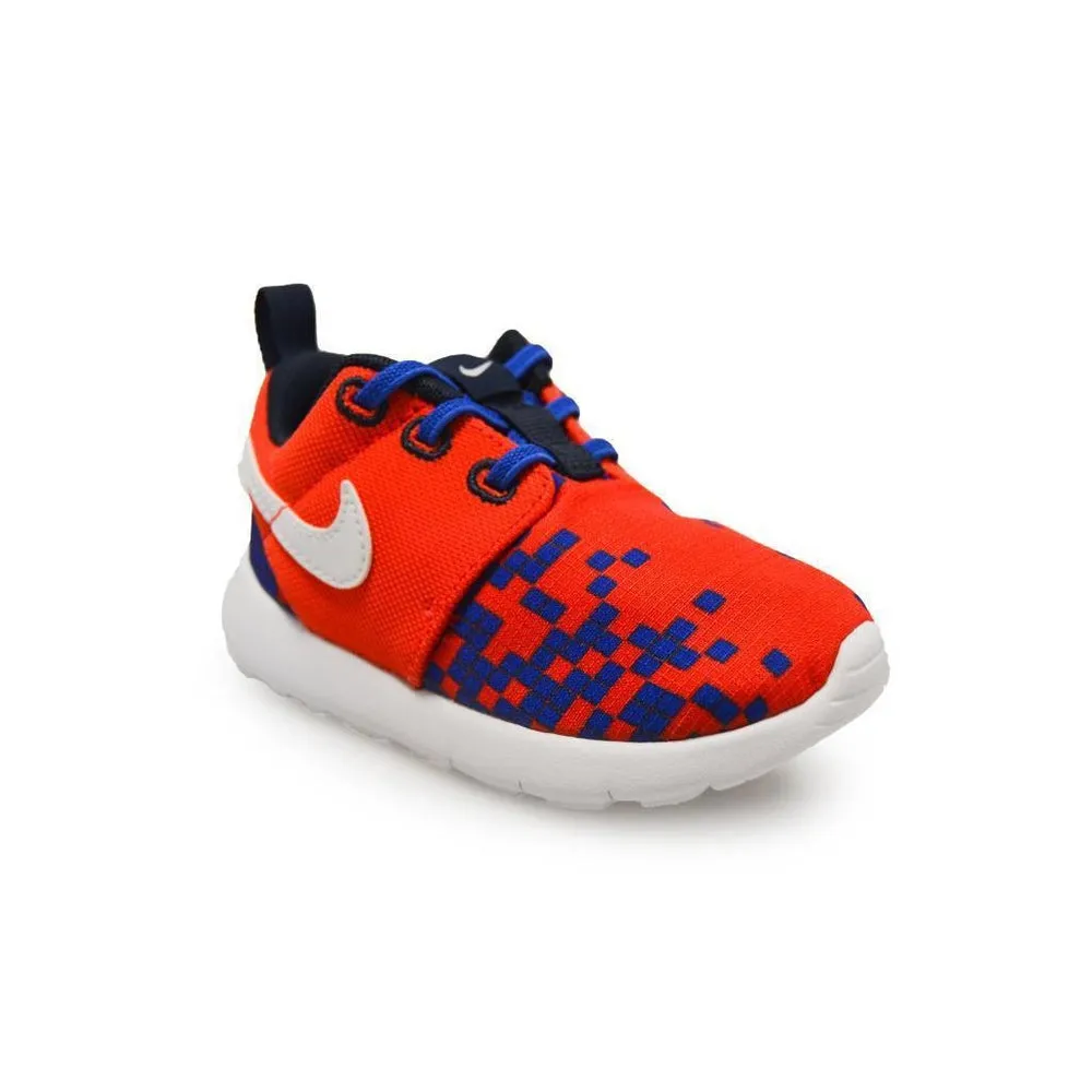 Infants Nike Roshe One Print (TD) - 749358601 - Red Blue Trainers