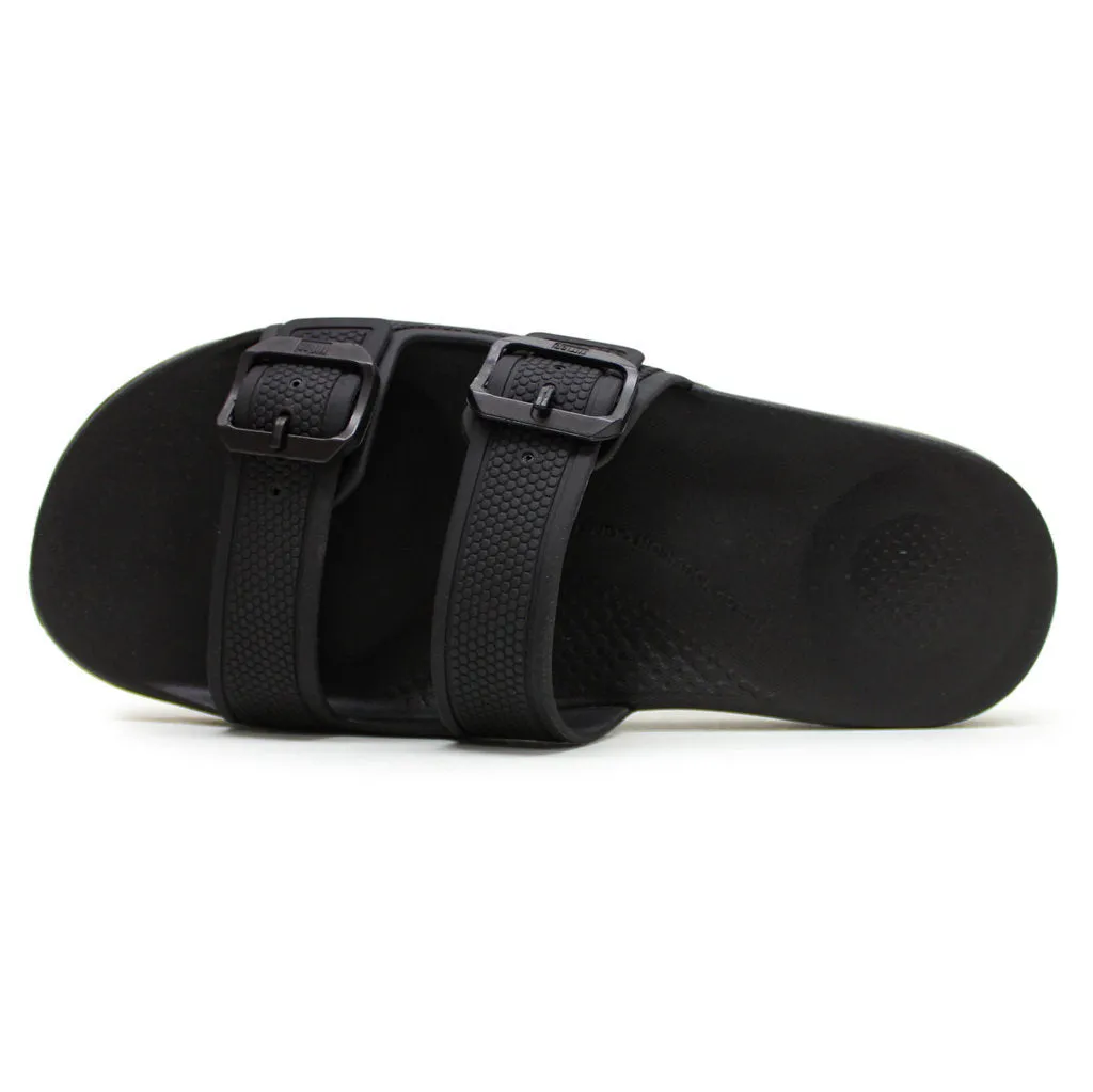 Iqushion Synthetic Women's Two Bar Buckle Sandals