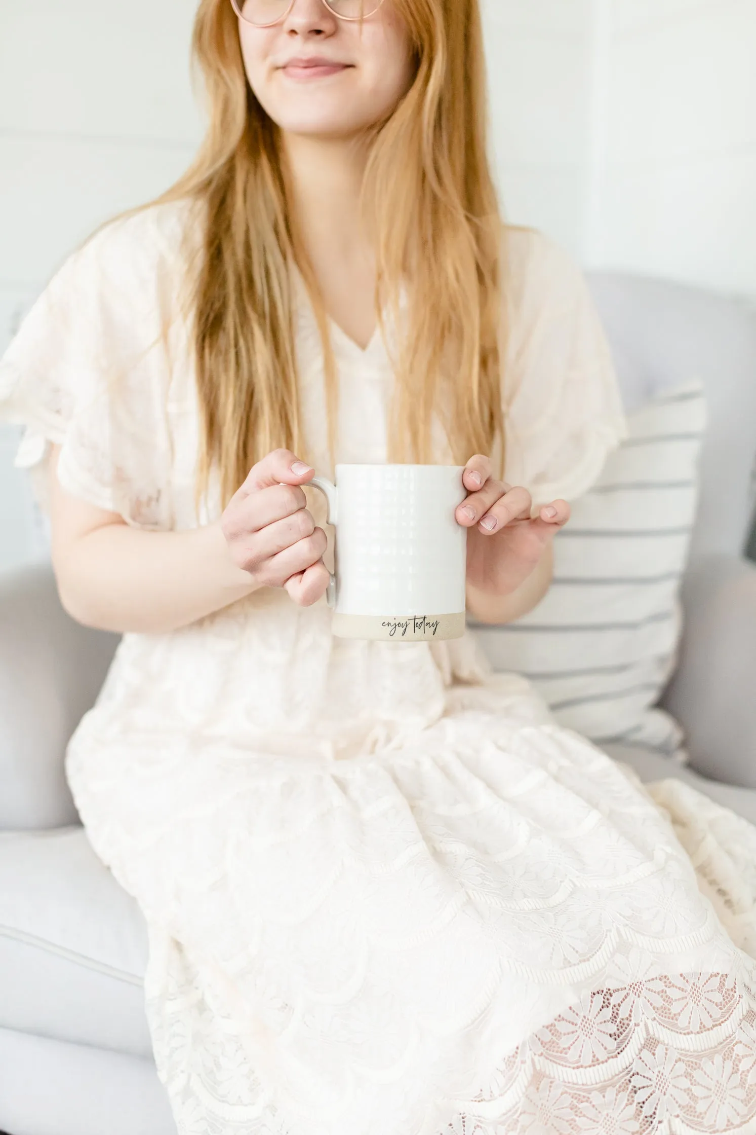 Ivory Lace Overlay Midi Dress - FINAL SALE