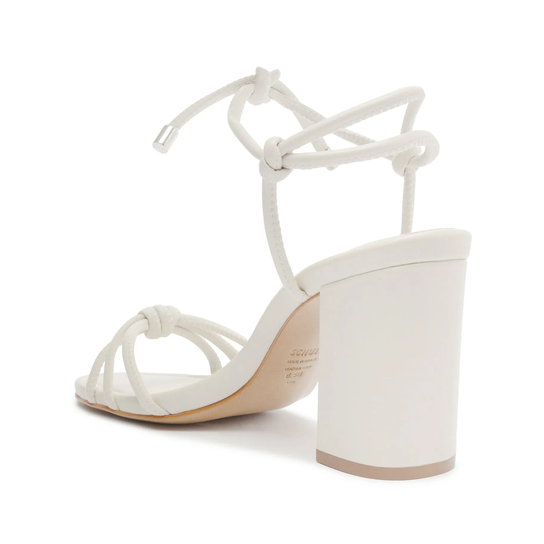 Kate High Block Leather Sandal