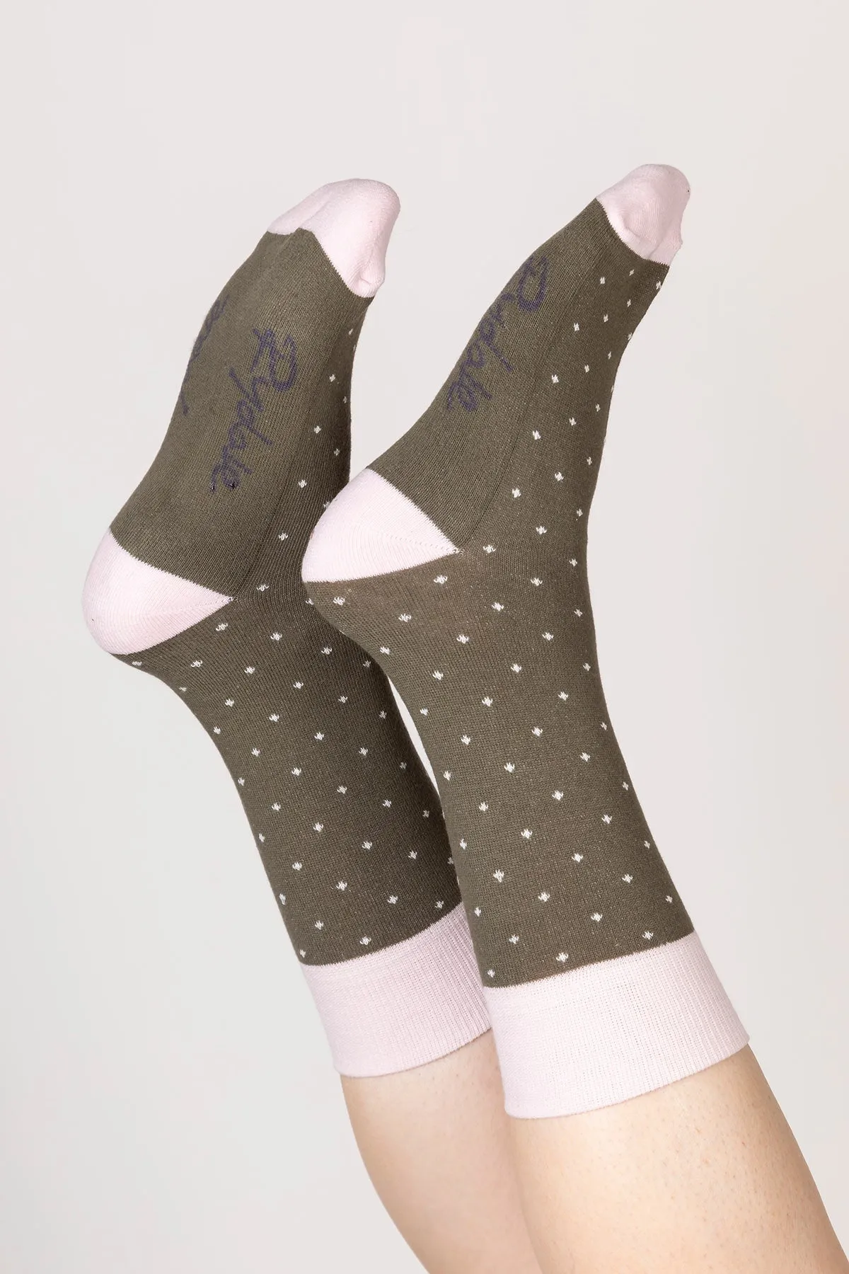 Ladies Dotty Ankle Socks