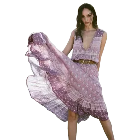 Lavender Hippie Dress