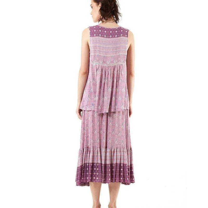 Lavender Hippie Dress