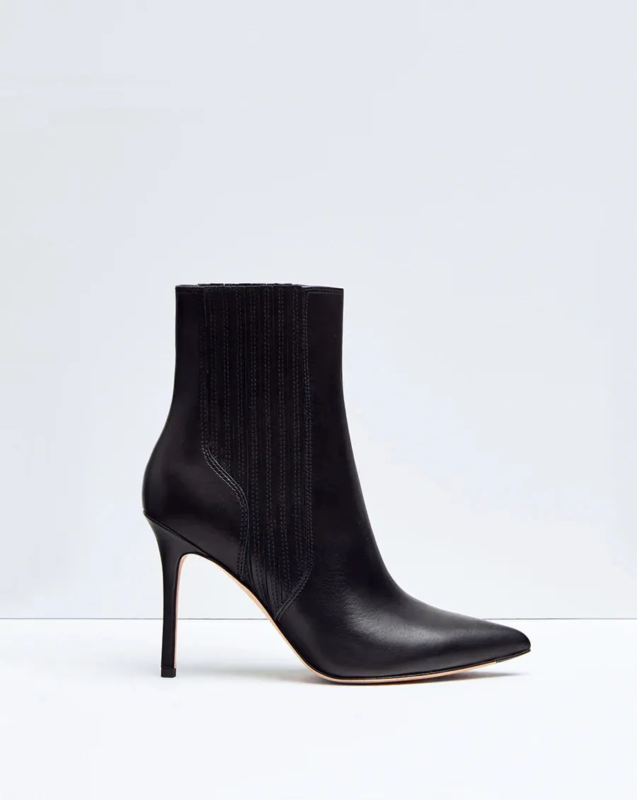 Lisa Stiletto Heel Boot - Black