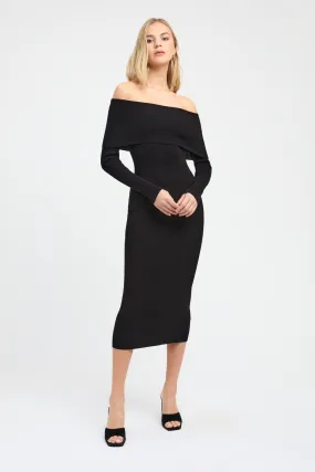 Lola Fold-Down Midi Dress