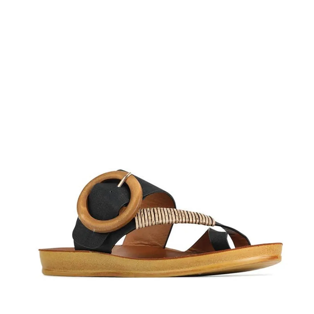 Los Cabos Dama Mocha Brown Light Flexible Sandal Jandal