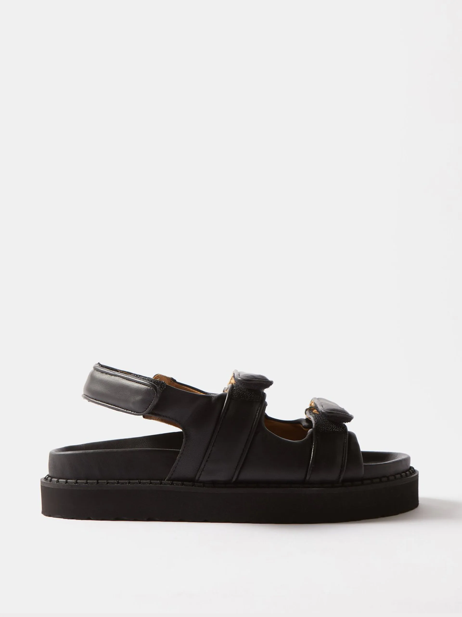 Madee padded leather sandals