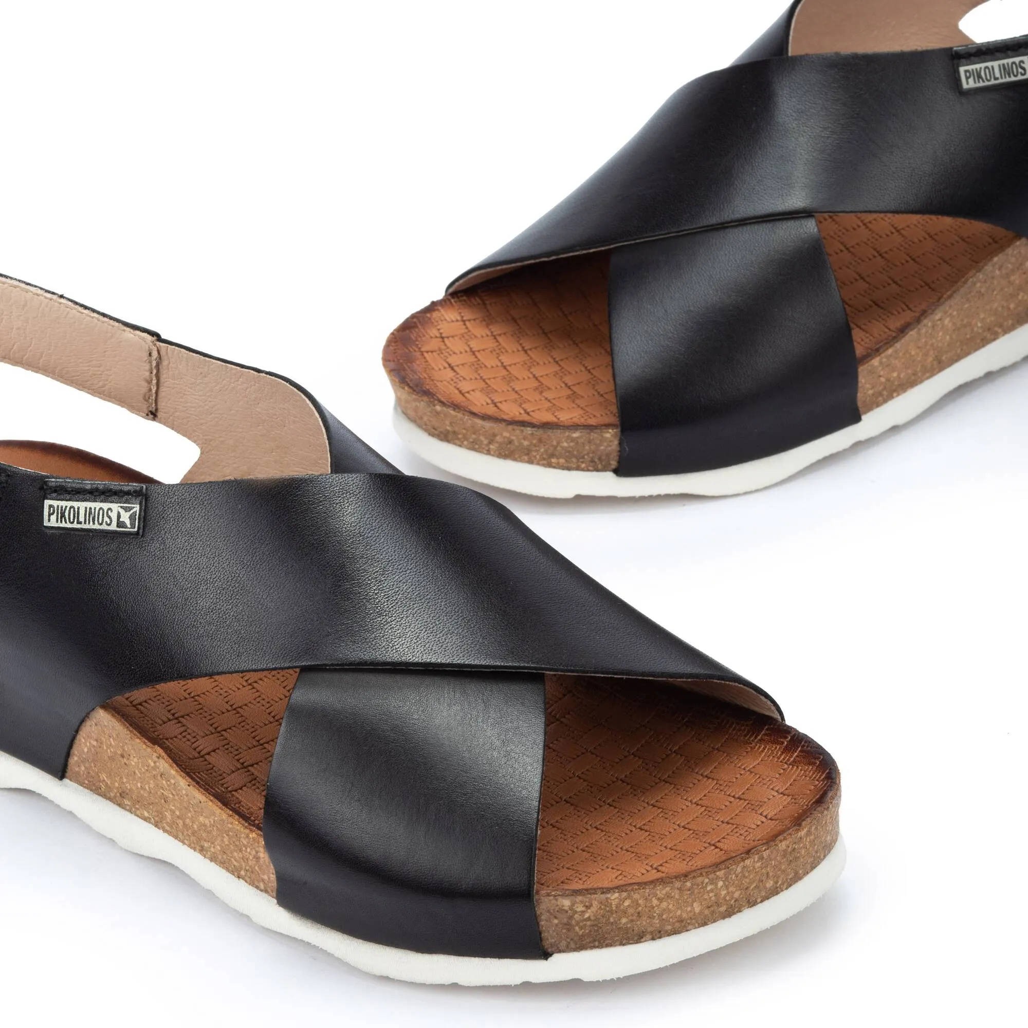 MAHON Cross-Strapped Sandals