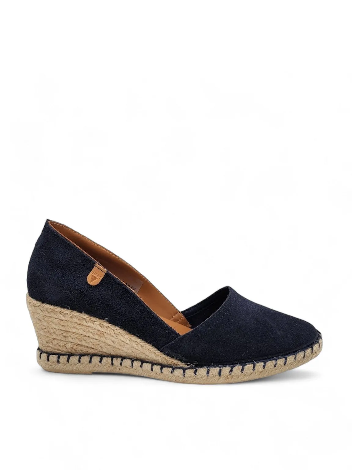 Maika Leather Espadrille Wedge