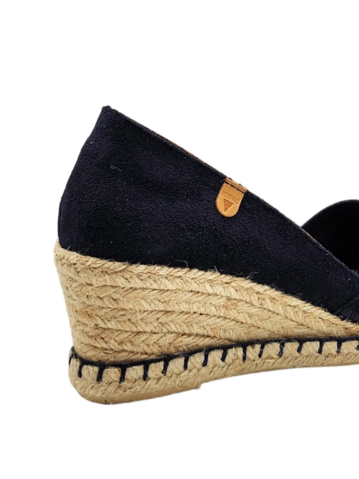 Maika Leather Espadrille Wedge