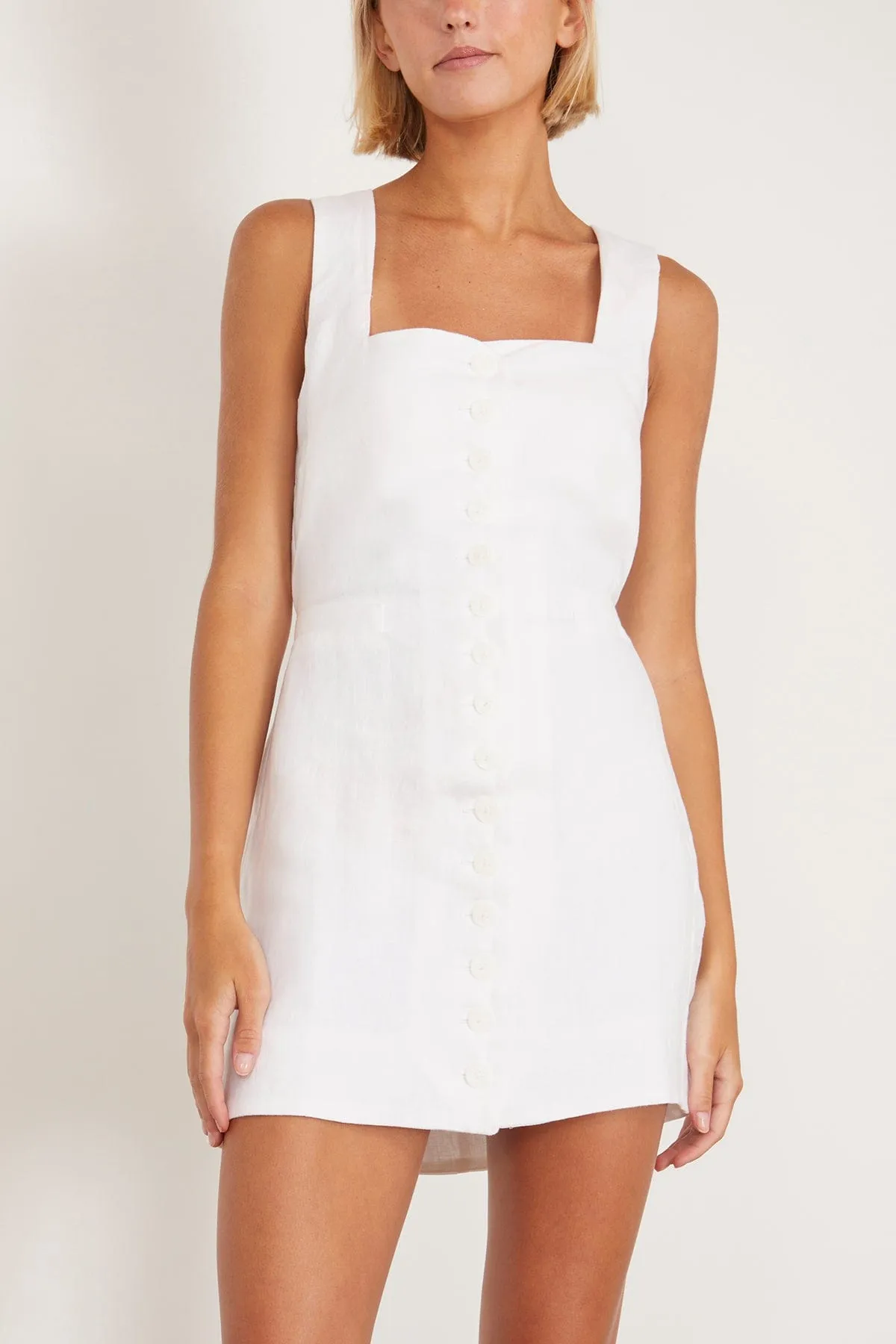 Marinia Mini Dress in White