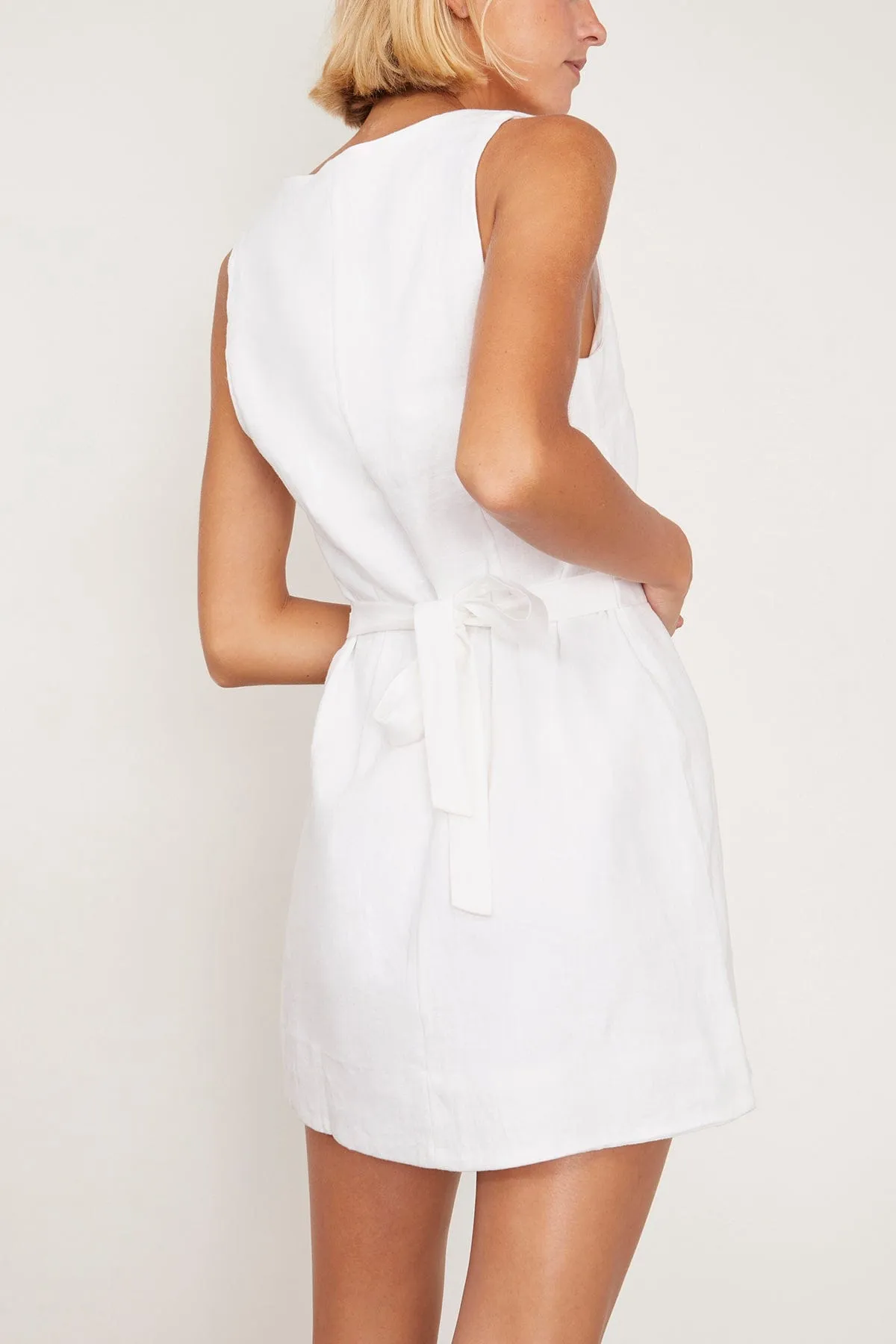 Marinia Mini Dress in White