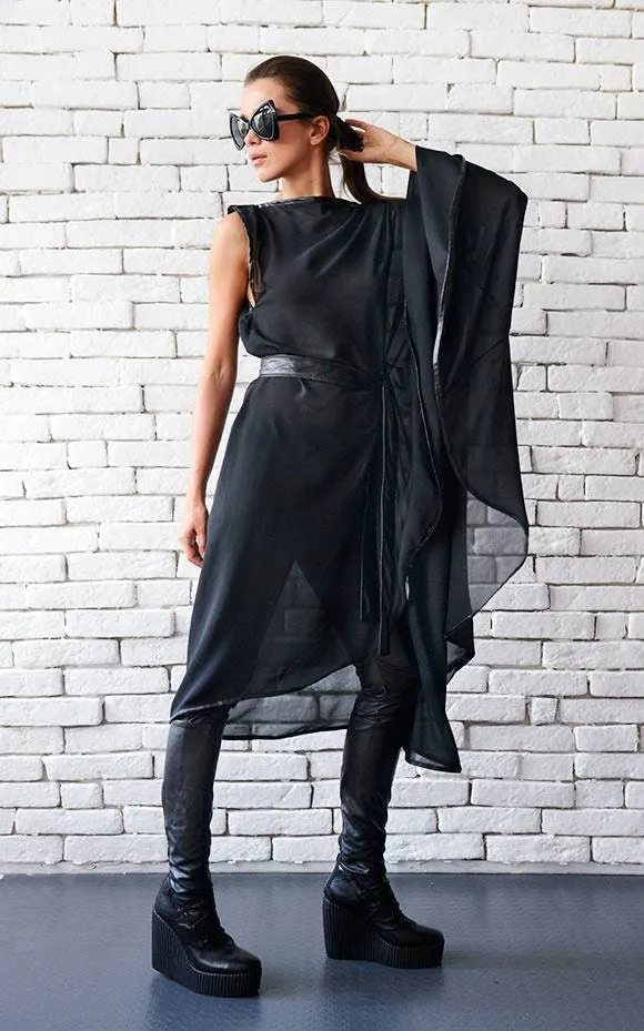 Maxi Black Tunic