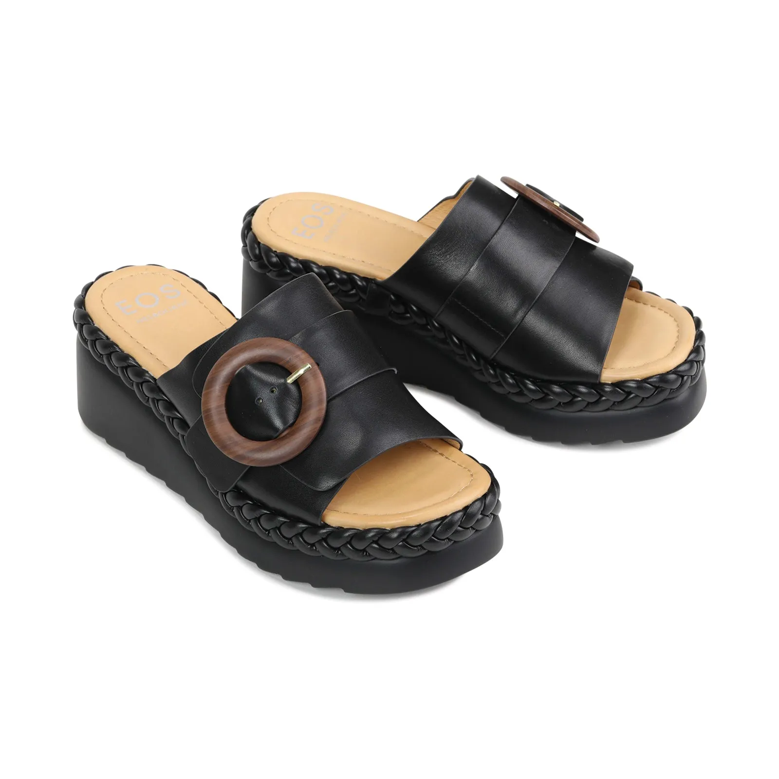 MENA WEDGE SLIDE LEATHER