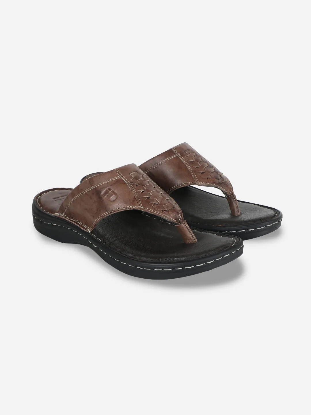 Men's Brown Thong Casual Sandal (ID4047)