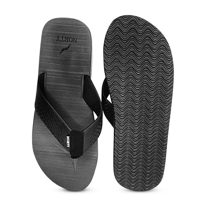 Mens Flip Flop Sandal Grey/Black