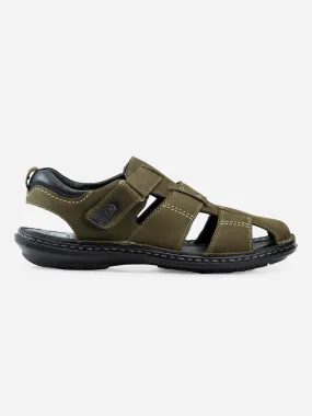 Men's Olive Hurache Casual Sandal (ID4117)