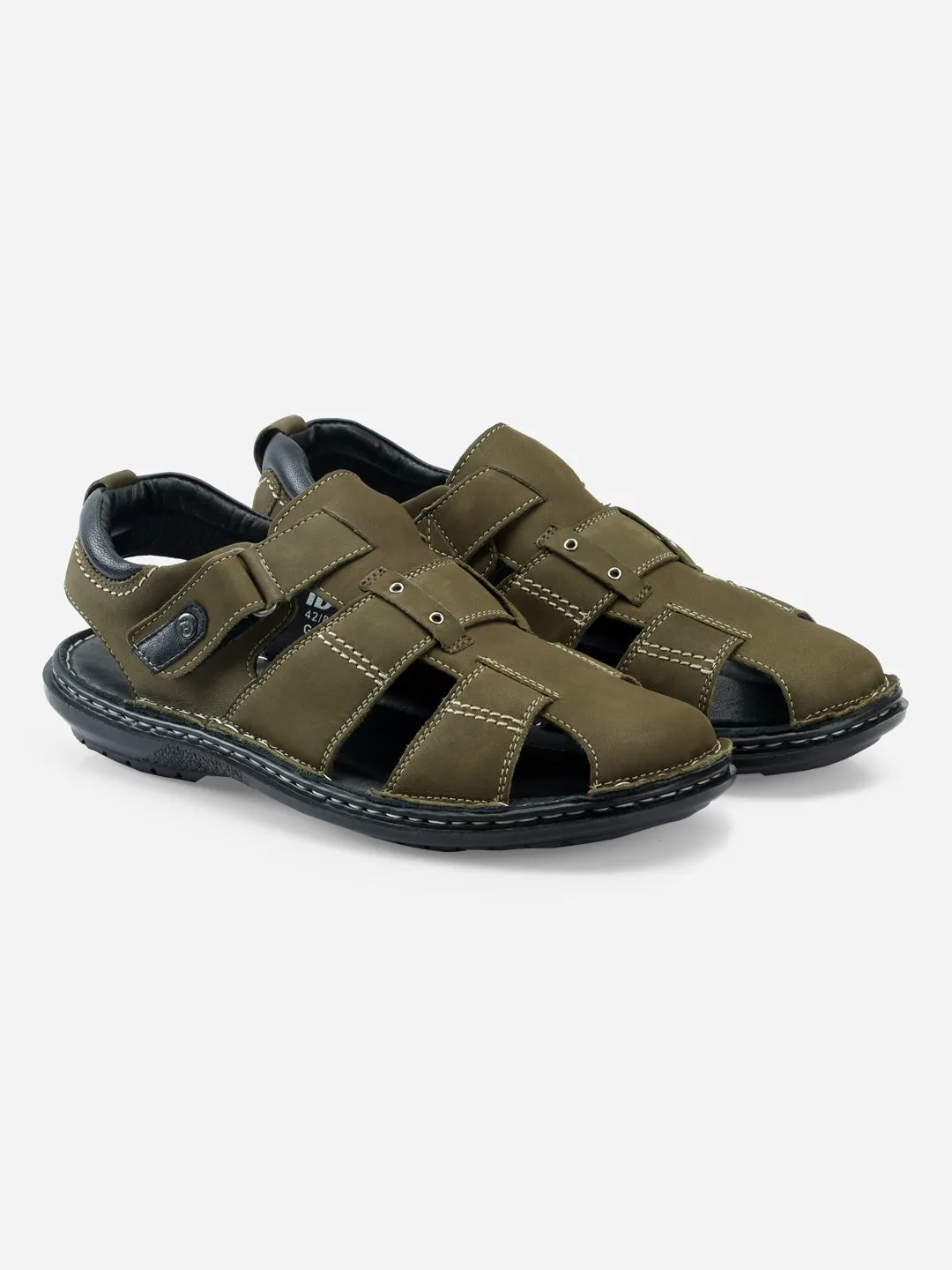 Men's Olive Hurache Casual Sandal (ID4117)