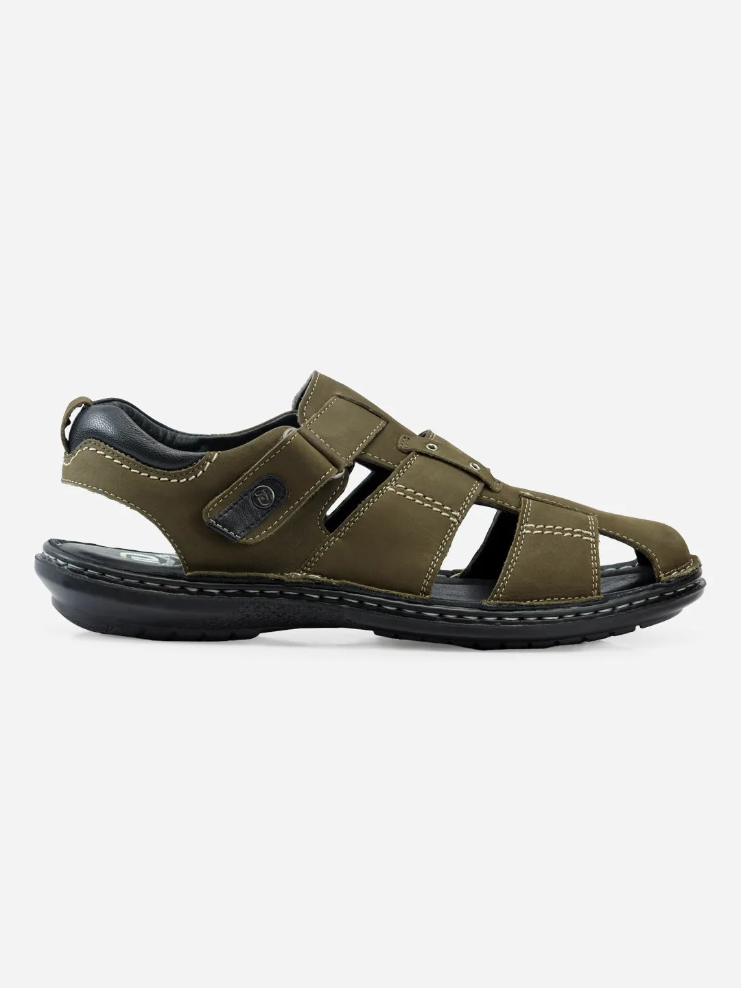 Men's Olive Hurache Casual Sandal (ID4117)