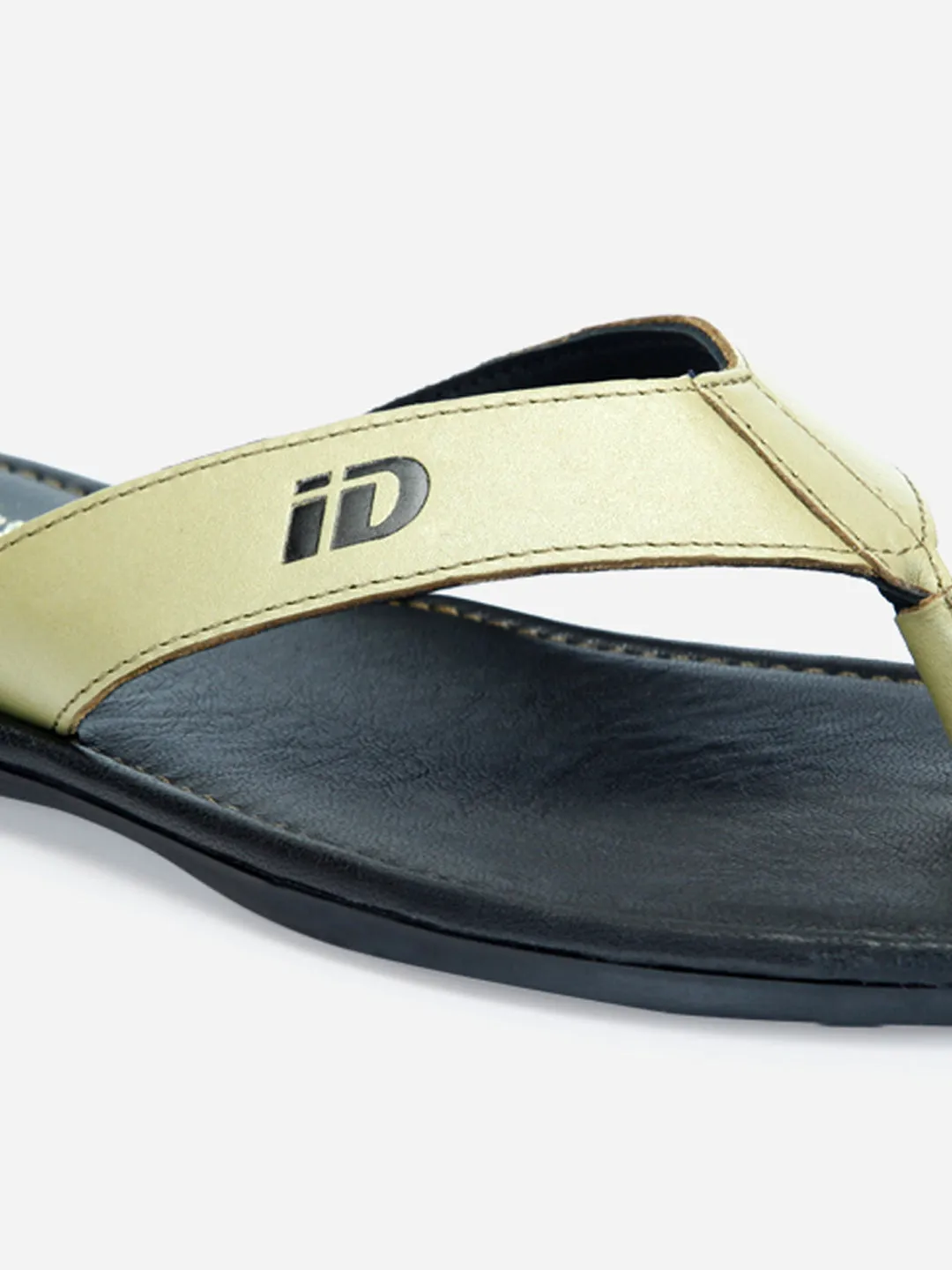 Men's Olive Thong-Style Flat Casual Sandal (ID4135)