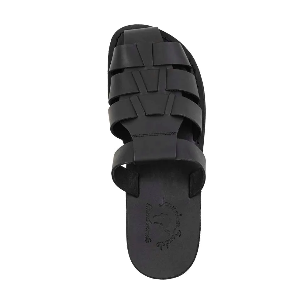 Michael Slide - Leather Pacific Slide Sandal | Black