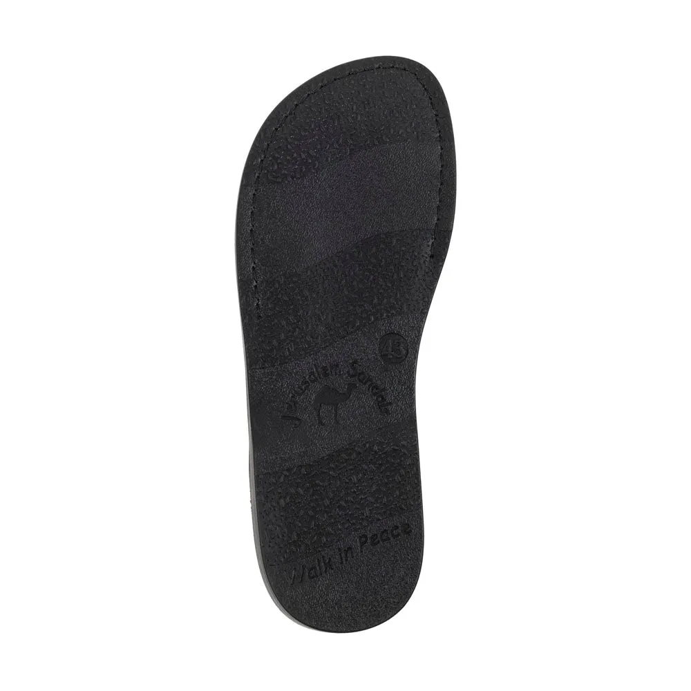 Michael Slide - Leather Pacific Slide Sandal | Black