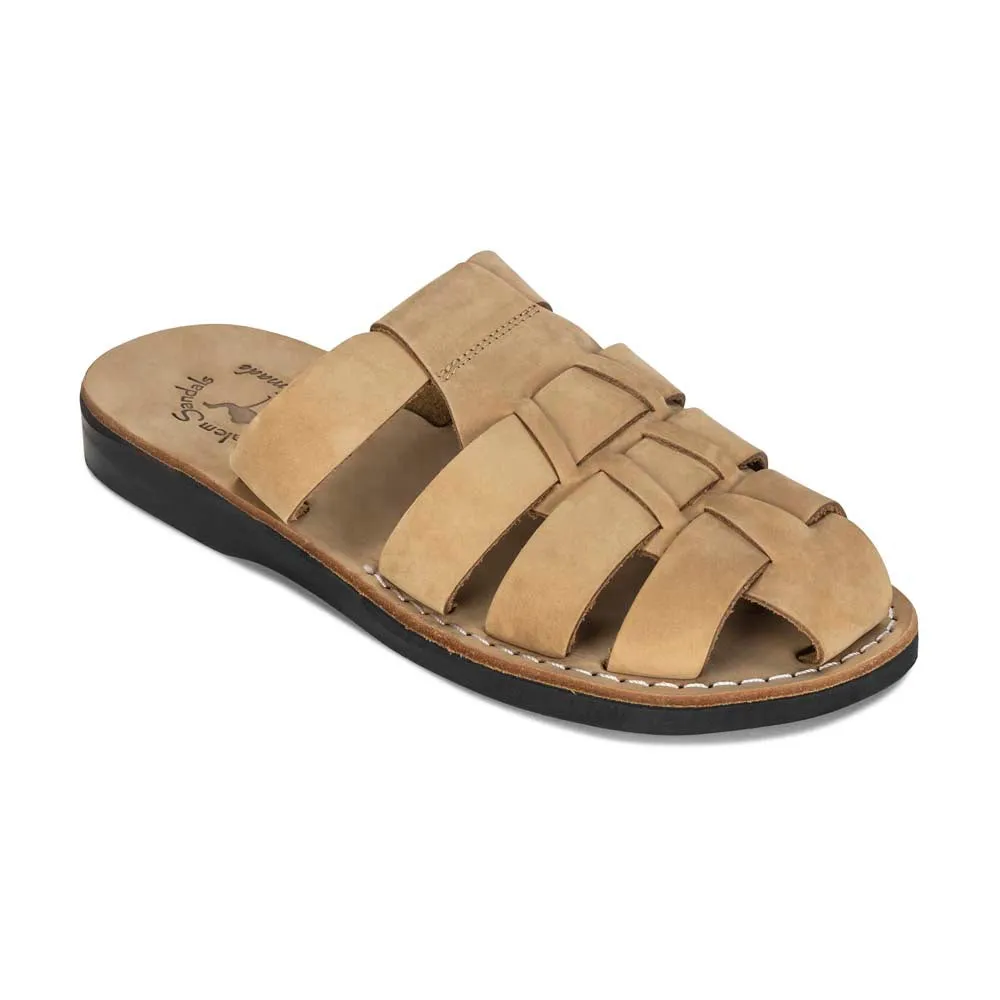 Michael Slide - Leather Pacific Slide Sandal | Yellow Nubuck