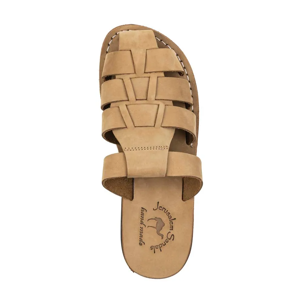 Michael Slide - Leather Pacific Slide Sandal | Yellow Nubuck