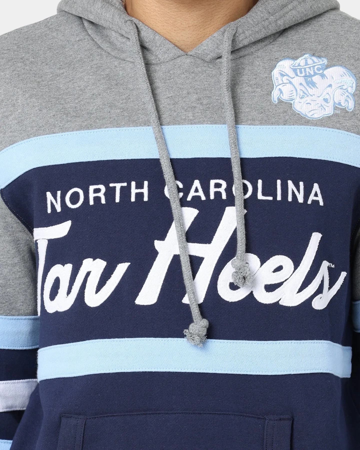 Mitchell & Ness UNC Tar Heels Head Coach Hoodie Navy