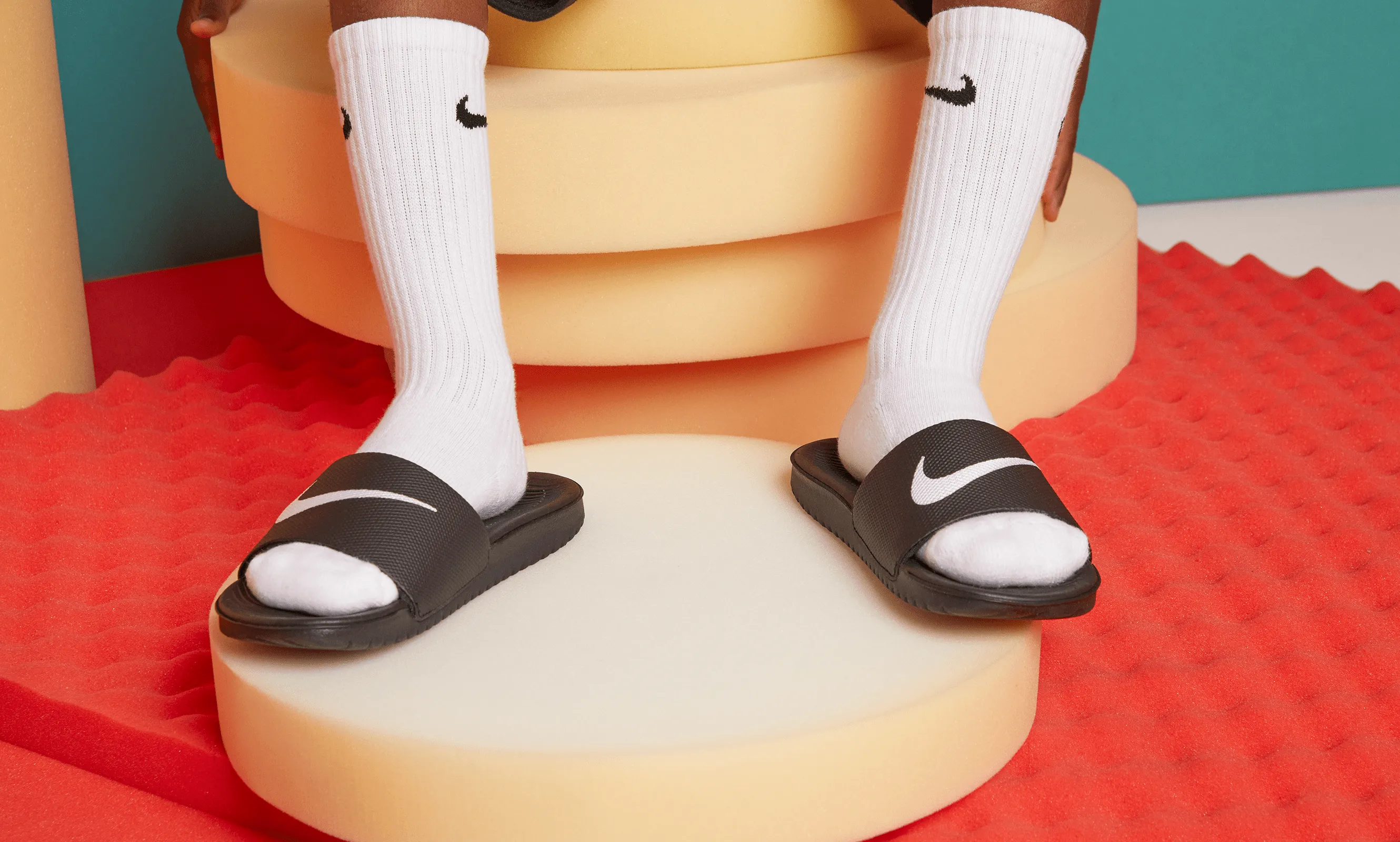 Nike Kawa Slides- Kids