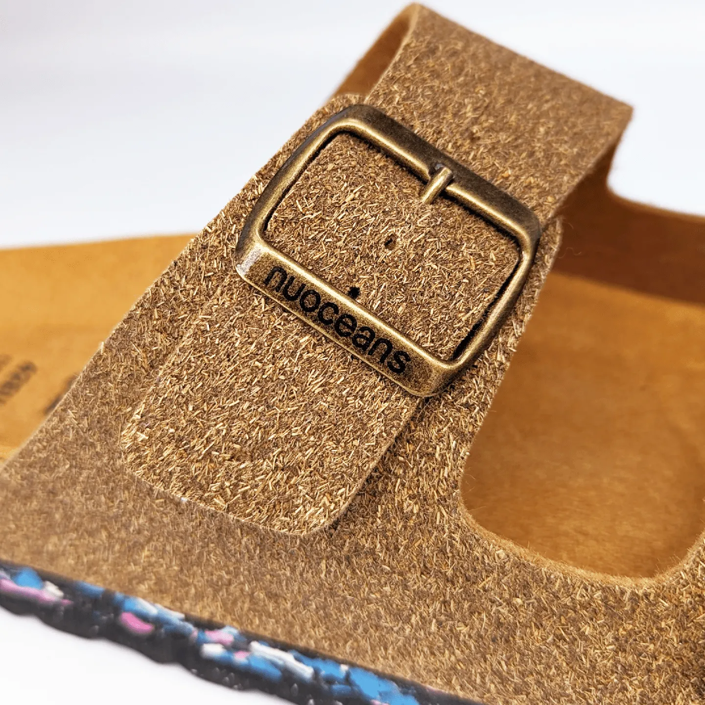 Nuo Palm Tree Fibre & Cork Buckled Sandals | Coco