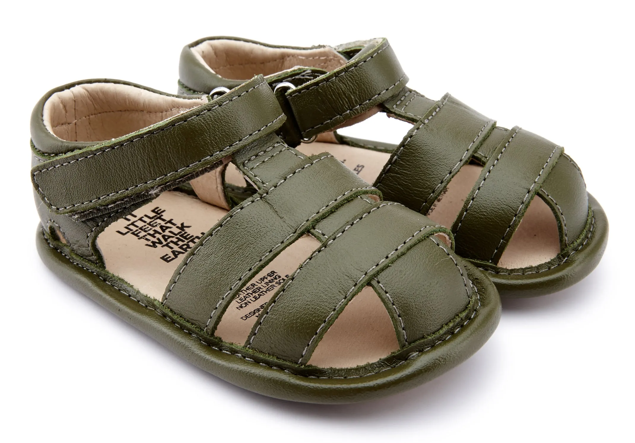 Old Soles Boy's 118 Sandy Sandal Sandals - Militare