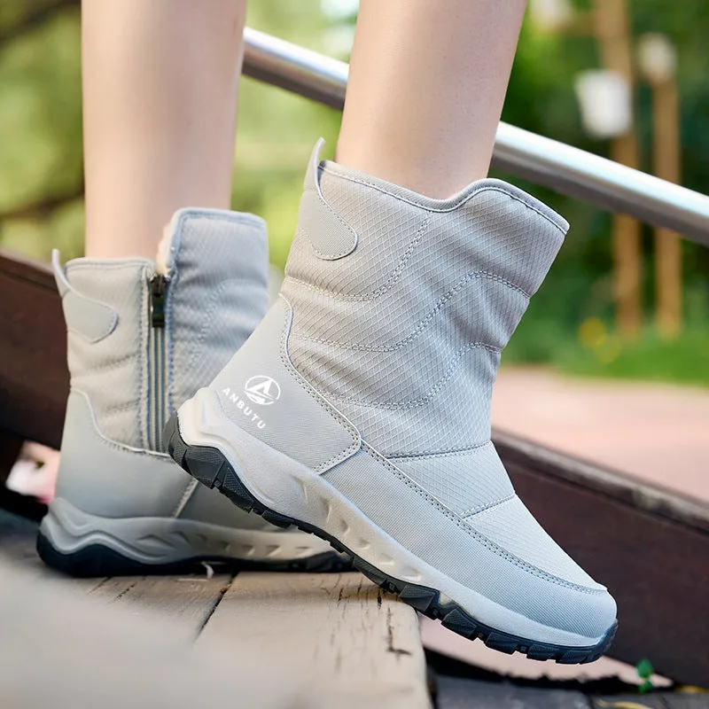 Owlkay High-top Waterproof Warm Leisure Snow Boots