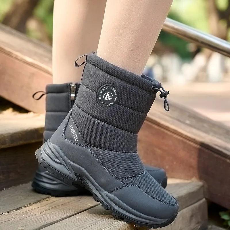 Owlkay High-top Waterproof Warm Leisure Snow Boots