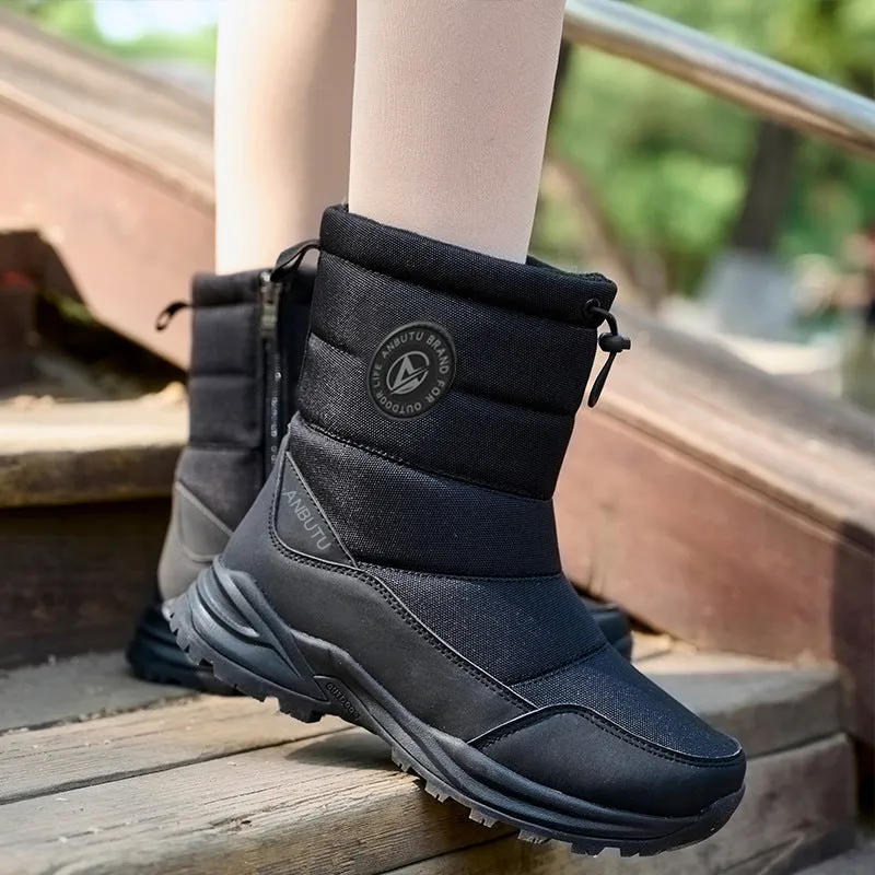 Owlkay High-top Waterproof Warm Leisure Snow Boots