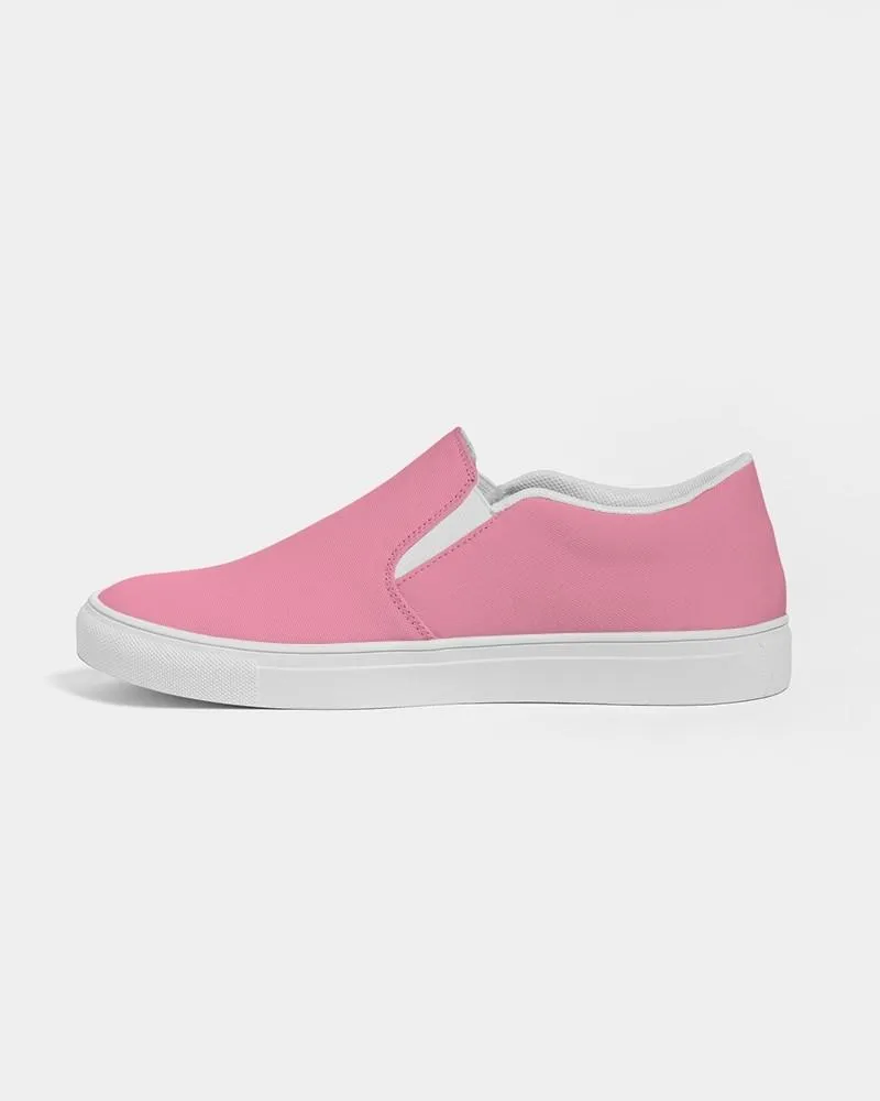 Pastel Cool Pink Slip-On Canvas Sneakers | Men's | Bright Pastel Cool Pink | C0M60Y15K0