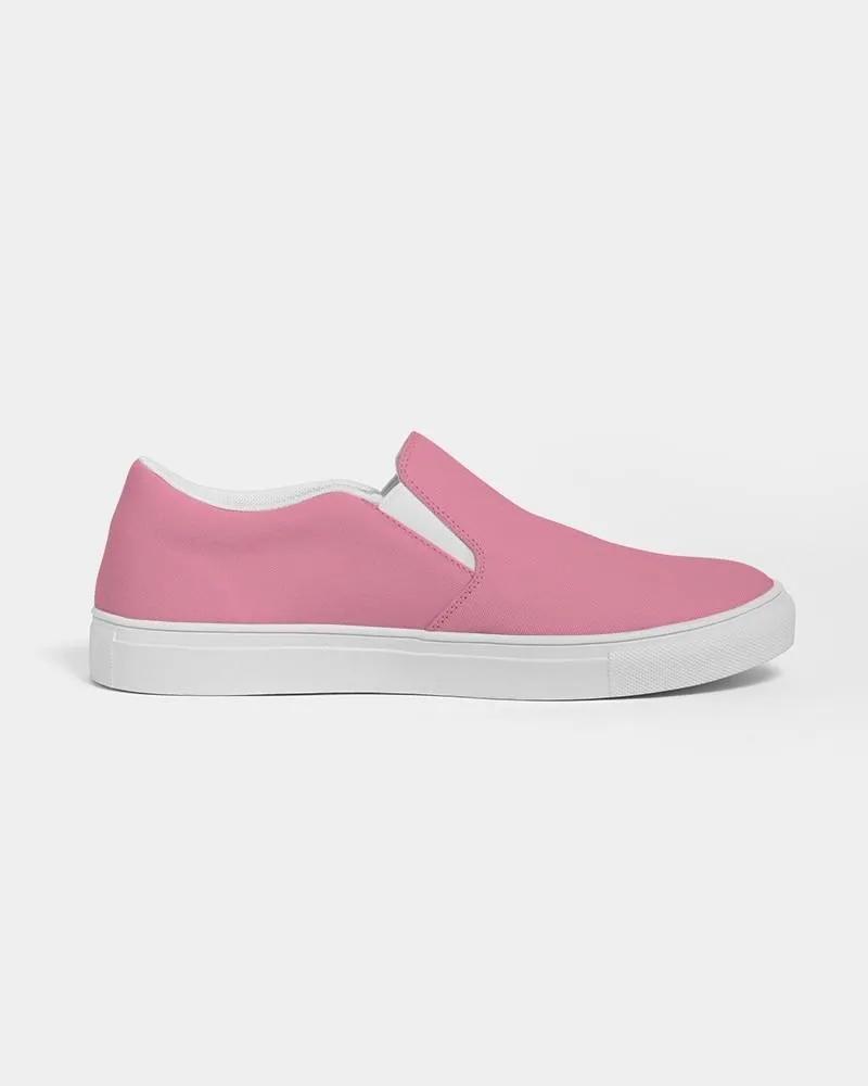 Pastel Cool Pink Slip-On Canvas Sneakers | Men's | Bright Pastel Cool Pink | C0M60Y15K0