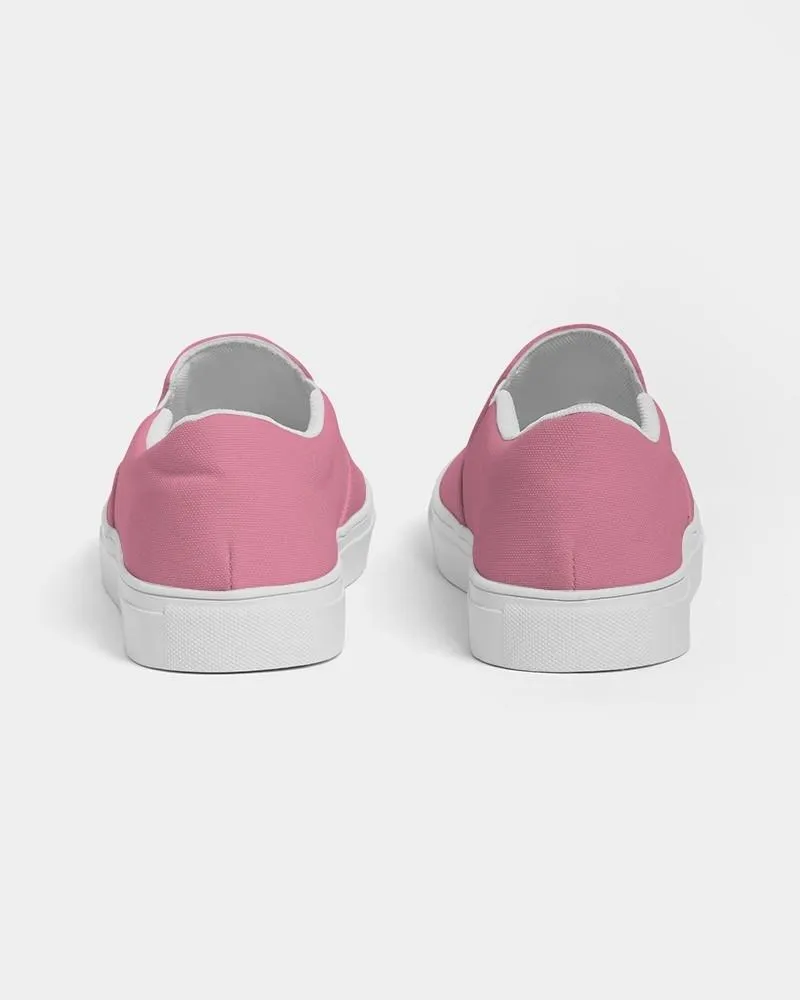 Pastel Cool Pink Slip-On Canvas Sneakers | Men's | Bright Pastel Cool Pink | C0M60Y15K0