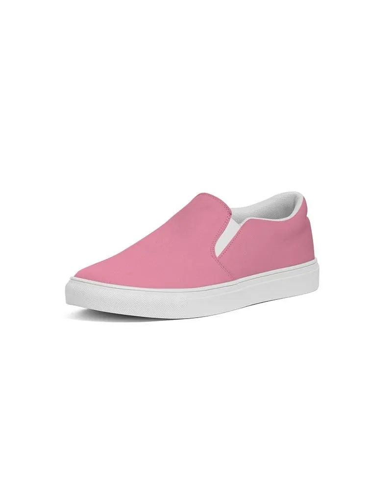 Pastel Cool Pink Slip-On Canvas Sneakers | Men's | Bright Pastel Cool Pink | C0M60Y15K0