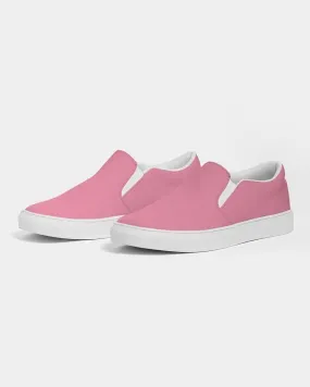 Pastel Cool Pink Slip-On Canvas Sneakers | Men's | Bright Pastel Cool Pink | C0M60Y15K0