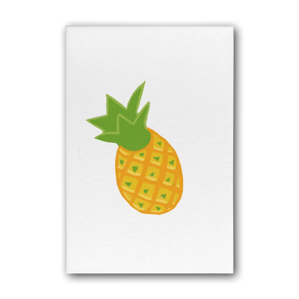 Pineapple Premium Stretched Canvas