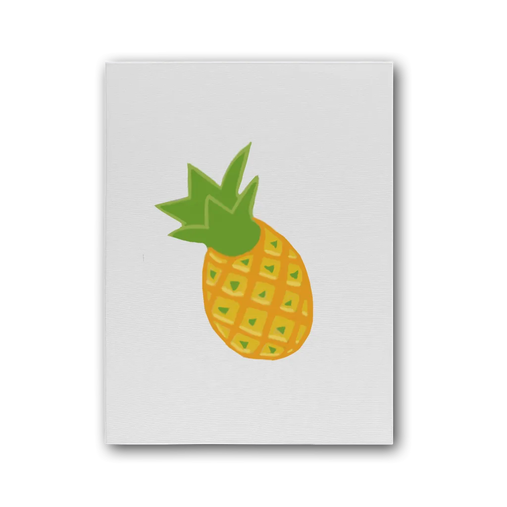 Pineapple Premium Stretched Canvas