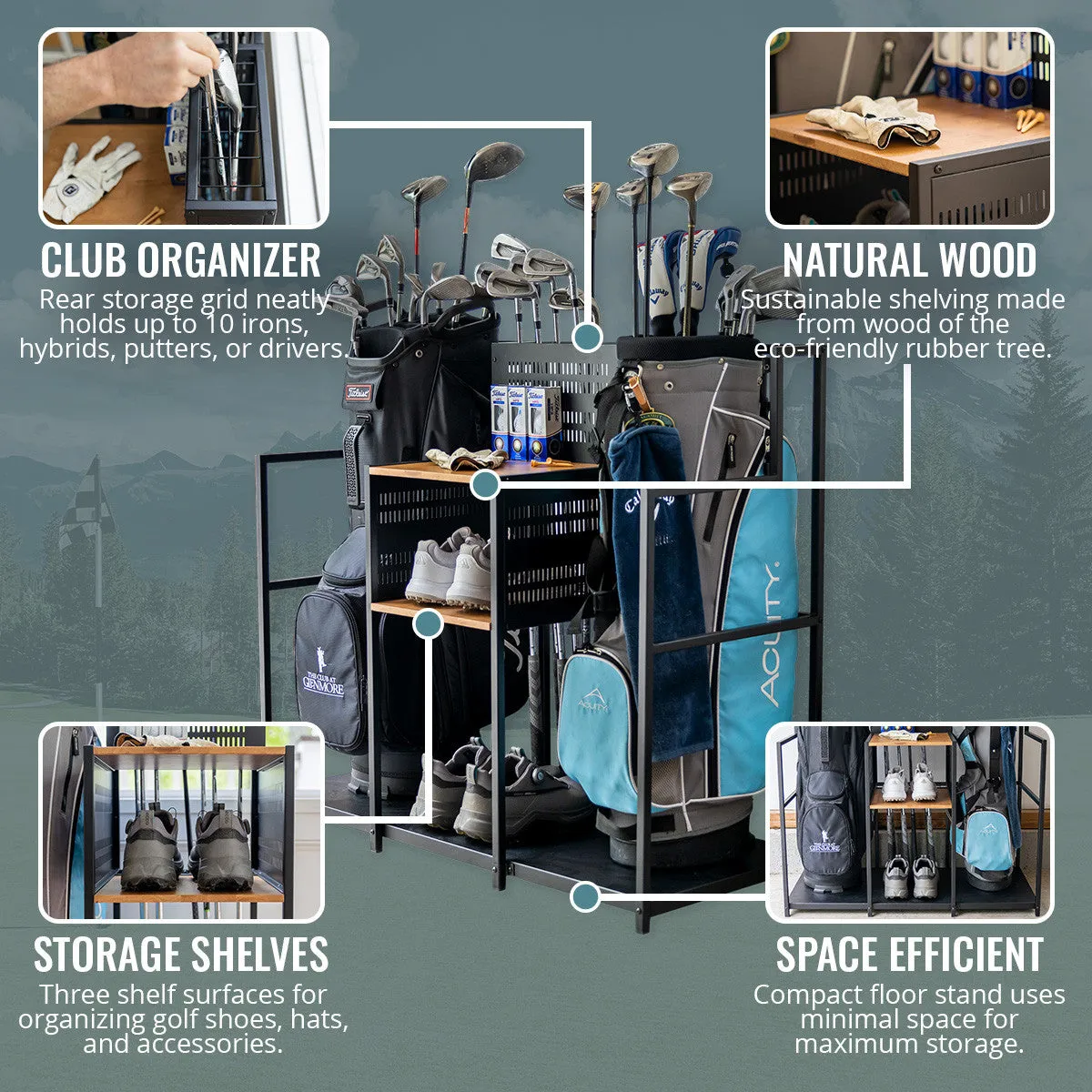 Pinehurst Golf Club Organizer | Single