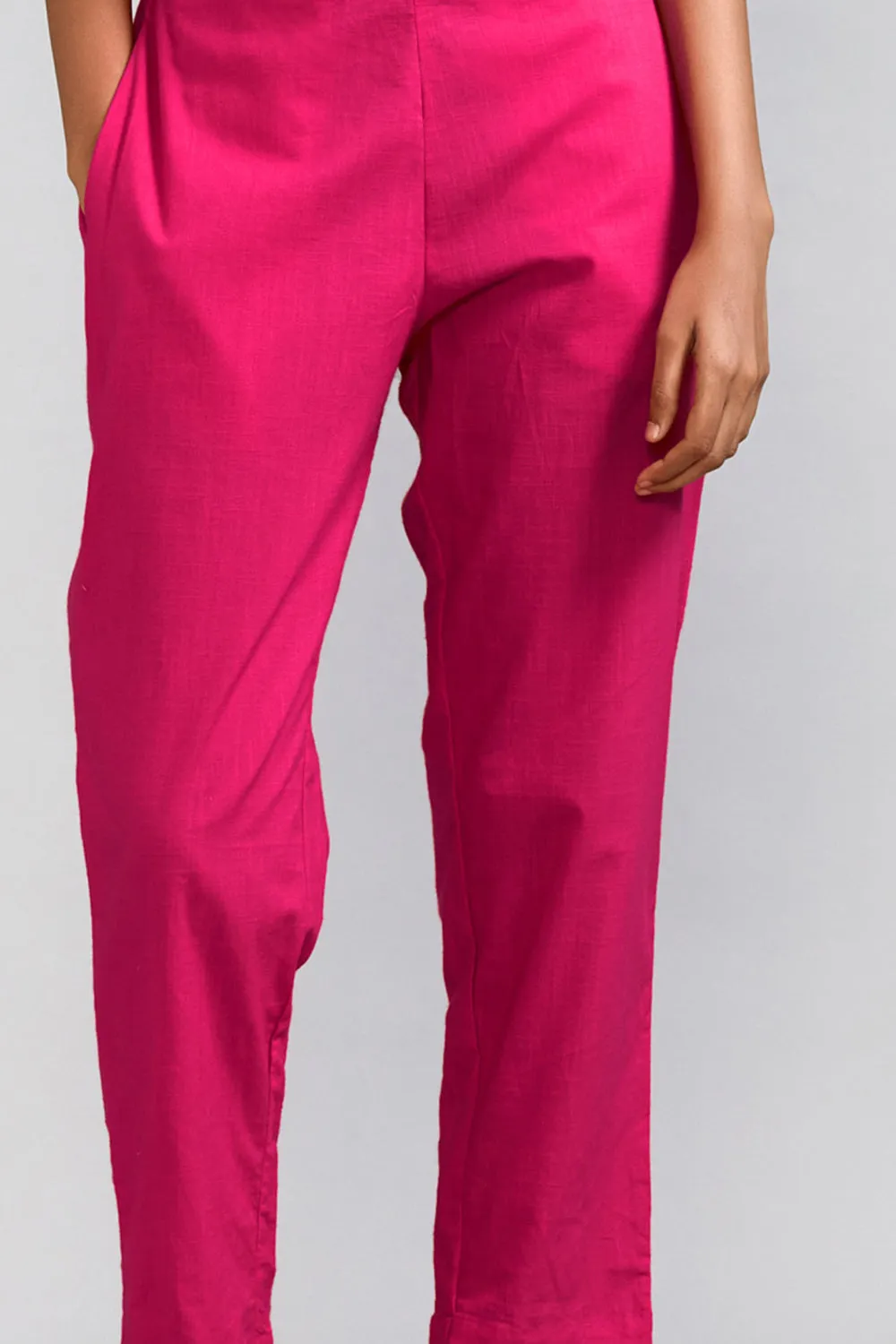 Pink Cotton Pants