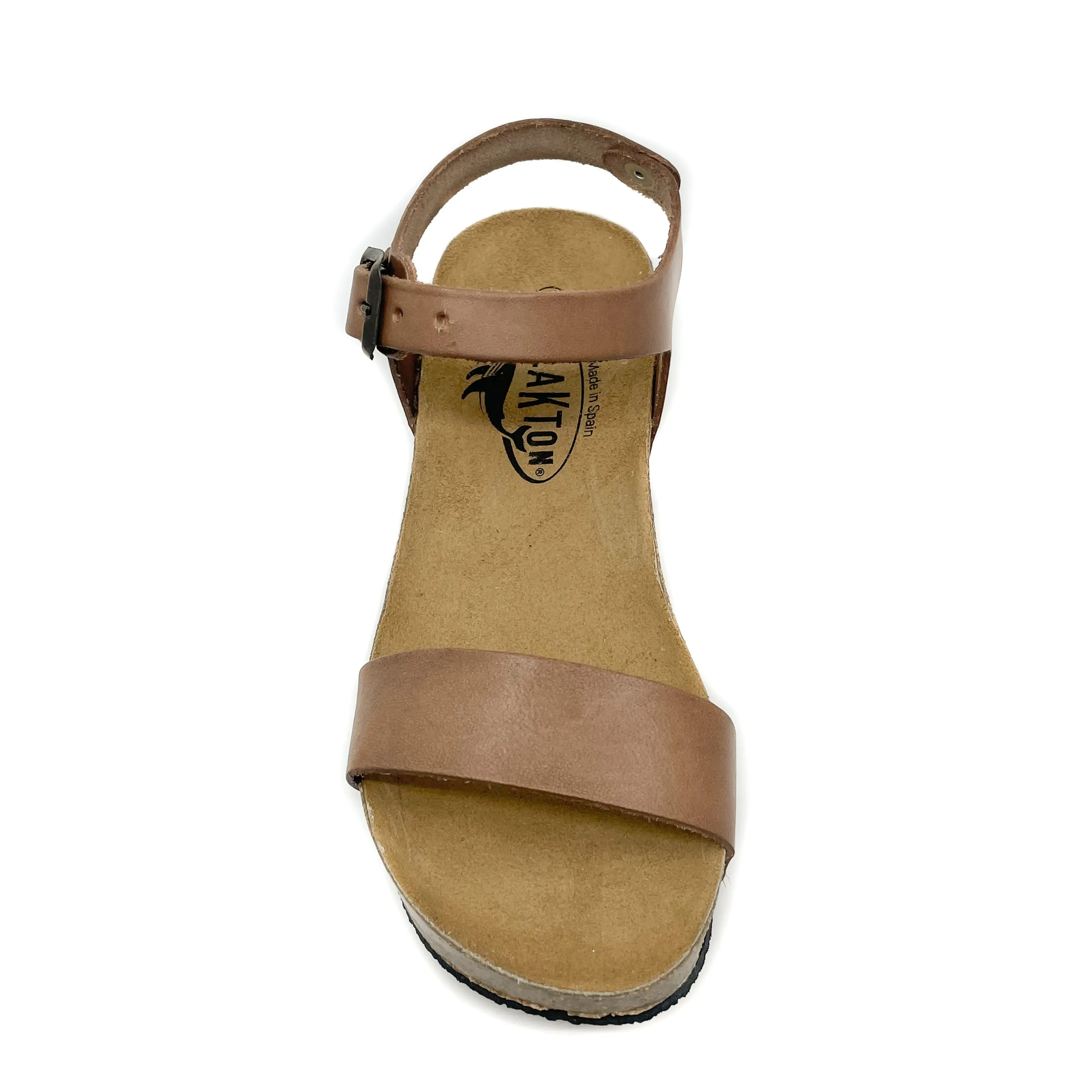 Plakton 273023 Tan Wedge Sandals