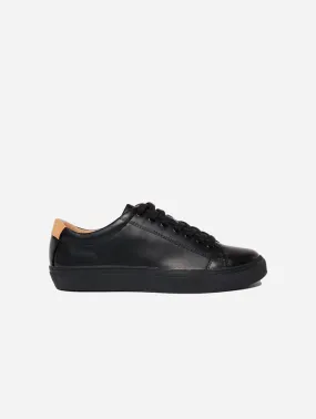 R-Kind Unisex Vegan Leather Sneakers | Mercury Black