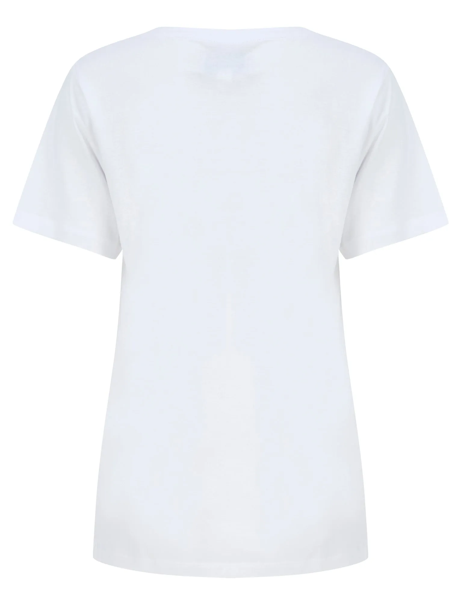 Rapids Motif Cotton Jersey T-Shirt in Optic White - Tokyo Laundry