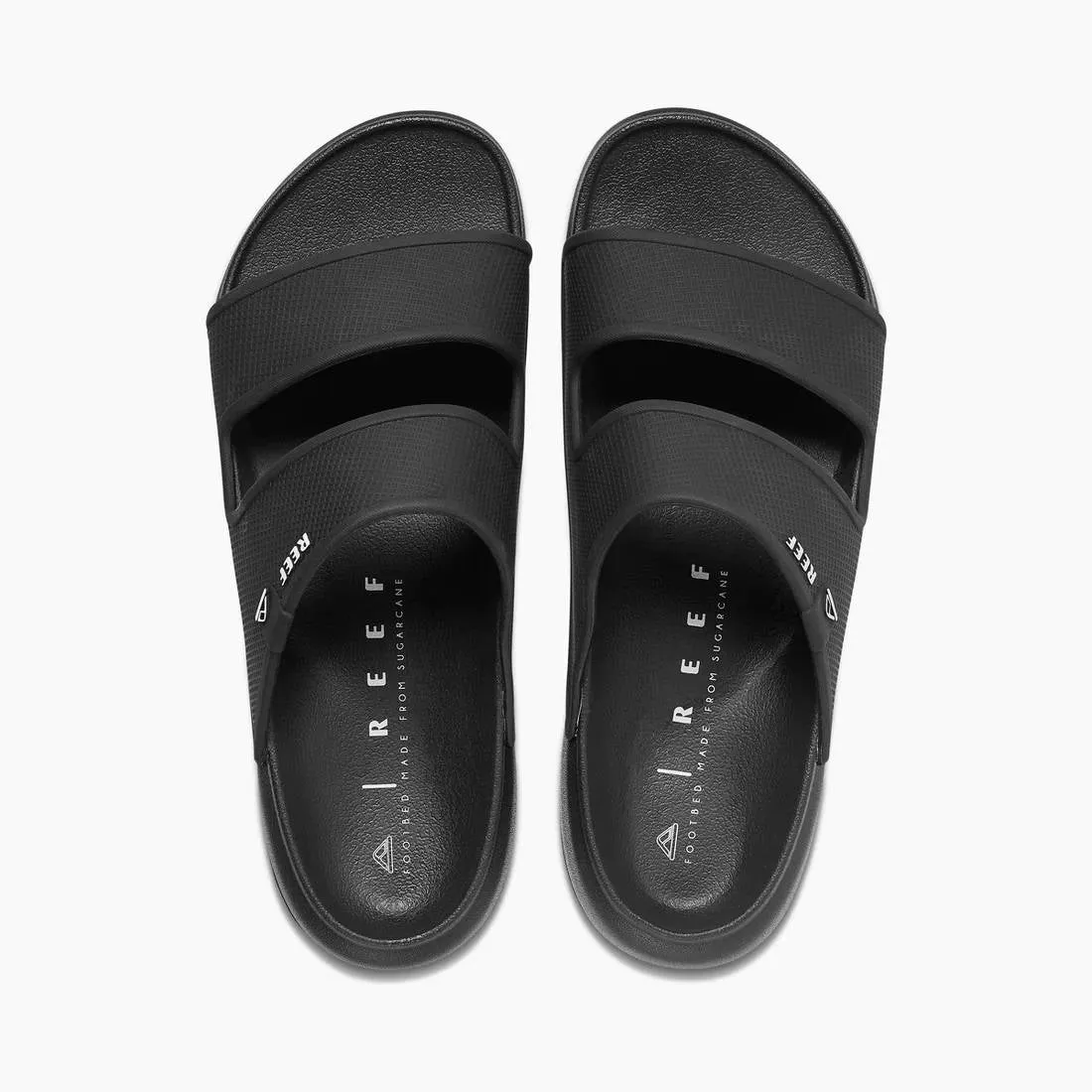 Reef Mens Oasis Double Up Slide Black